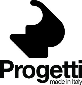 Logo Progetti, design italiano distintivo e innovativo